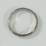 Perfectly Pretty Forget me Not White Gold Band