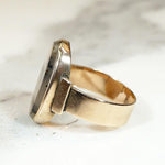 Magical Antique Picture Agate Ring