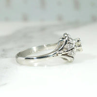 Diamond Solitaire with Ornate Late Deco Details