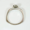 Mod Diamond Engagement Ring in White Gold