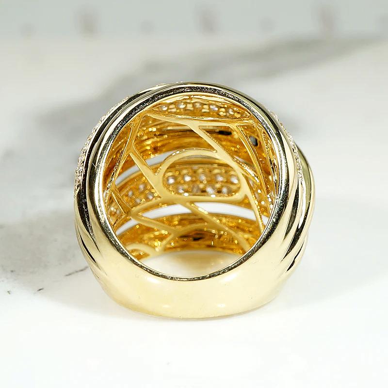 Biggest Boldest 18k Gold & Diamond Pavé Band