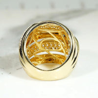 Biggest Boldest 18k Gold & Diamond Pavé Band