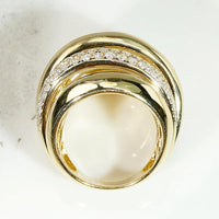 Biggest Boldest 18k Gold & Diamond Pavé Band