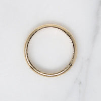 Sweet & Substantial Size 5 Gold Wedding Band