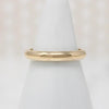 Sweet & Substantial Size 5 Gold Wedding Band