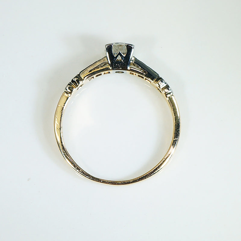 Delightfully Romantic 1930's Diamond Engagement Ring
