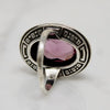 Classic Art Deco Amethyst & Marcasite Ring