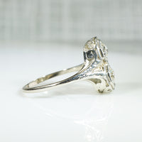 Stunning OMC Diamond Deco White Gold Ring