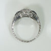 Edwardian Platinum Diamond and Sapphire Beauty