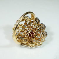 Breathtaking Belle Époque Ruby & Diamond Statement Ring