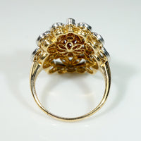 Breathtaking Belle Époque Ruby & Diamond Statement Ring