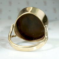 Renaissance Man & Archangel Micheal Intaglio Ring