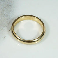 Timeless Half Round 14k Gold Wedding Band