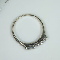 Classically Pretty 1940's Diamond Baguette Band