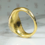 Roman 22k Signet Ring with Chronos Intaglio