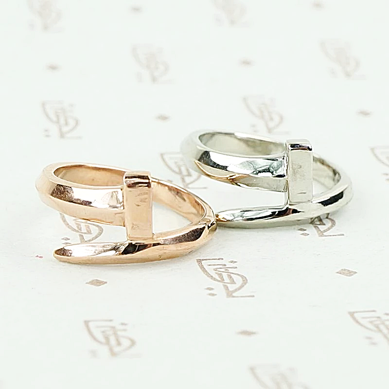 Railroad Nail Ring by 720