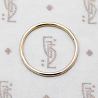1mm Band in 10k Yellow Gold
