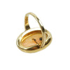 Vintage Shell Cameo Ring in 14k Yellow Gold