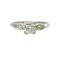 Beautiful and Sparkly Vintage Platinum Diamond Engagement Ring