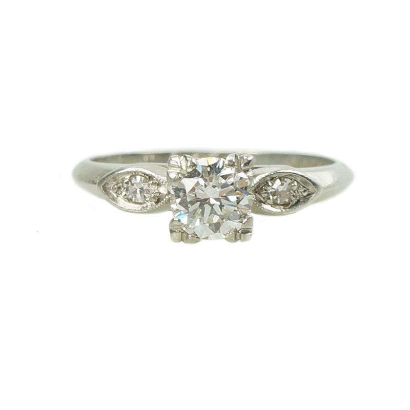 Beautiful and Sparkly Vintage Platinum Diamond Engagement Ring