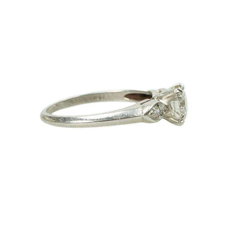 Beautiful and Sparkly Vintage Platinum Diamond Engagement Ring