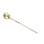 Antique Real Scarab Stick Pin - Gem Set Love