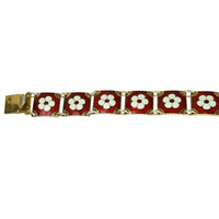 Vintage Enameled Norwegian Bracelet