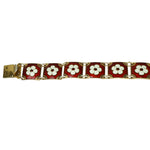 Vintage Enameled Norwegian Bracelet