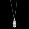 Lacy Filigree Diamond Pendant