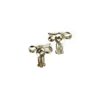 Signed Sterling Reja Bow Earrings circa 1940's