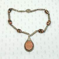 Best Beads Ever Goldstone & Silver Necklace