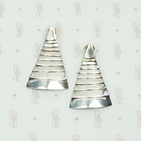 Modernist Studio Earrings in Sterling Silver