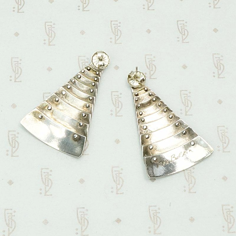 Modernist Studio Earrings in Sterling Silver
