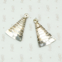 Modernist Studio Earrings in Sterling Silver