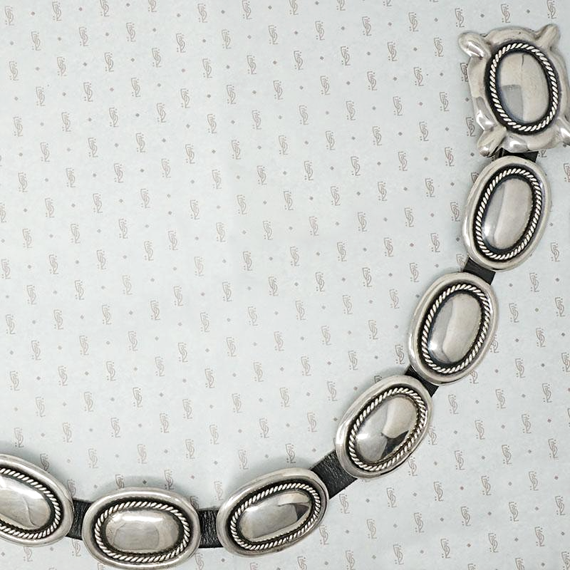Fantastic Vintage Sterling Concha Belt
