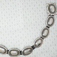 Fantastic Vintage Sterling Concha Belt
