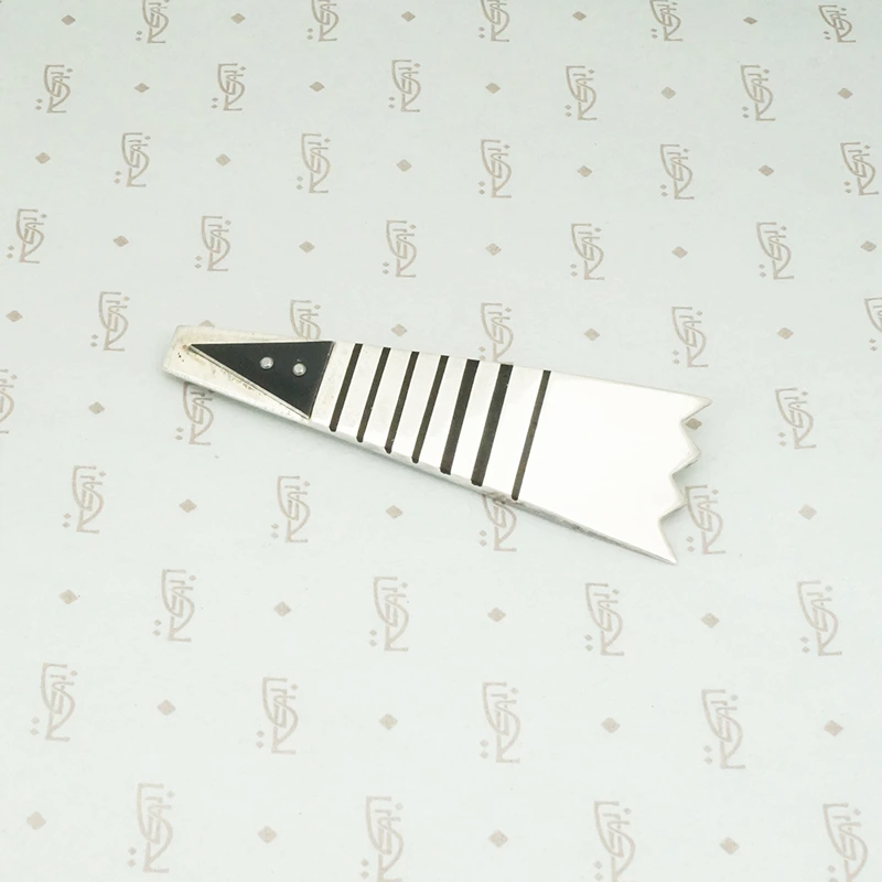 Studio Silver Brooch with Resin & Enamel