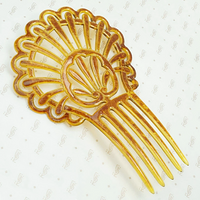 Mantilla Style Celluloid Hair Comb