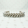 Double Twist Sterling Silver Cuff