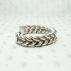Double Twist Sterling Silver Cuff