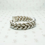 Double Twist Sterling Silver Cuff