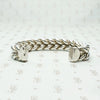 Double Twist Sterling Silver Cuff