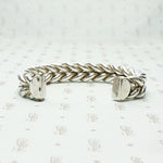 Double Twist Sterling Silver Cuff