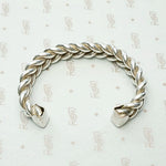 Double Twist Sterling Silver Cuff