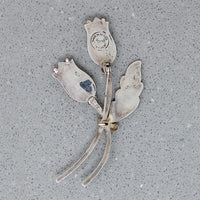 Playful Nosegay Sterling Brooch by Coro