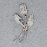 Playful Nosegay Sterling Brooch by Coro