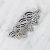 Iridescent Blue Jomaz 1940s Brooch
