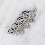 Iridescent Blue Jomaz 1940s Brooch