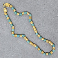 MMA 1976 King Tut Exhibit Eye of Horus Bead Necklace