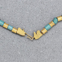 MMA 1976 King Tut Exhibit Eye of Horus Bead Necklace